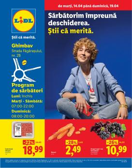 lidl - Lidl - Ghimbav pliante pentru săptămâna viitoare de la marți 14.04.2026 până la duminică 19.04.2026