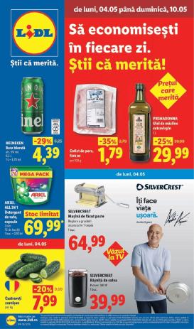lidl - Lidl pliante pentru săptămâna viitoare de la luni 04.05.2026 până la duminică 10.05.2026