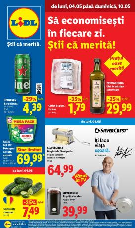 lidl - Brosura Lidl valabilă de la luni 04.05.2026 până la duminică 10.05.2026
