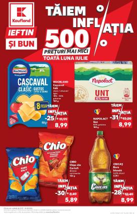 kaufland - Brosura Kaufland - Taiem inflatia valabilă de la miercuri 01.07.2026 până la marți 04.08.2026