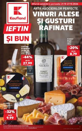 kaufland - Kaufland - Ieftin si bun pliante pentru săptămâna viitoare de la miercuri 21.10.2026 până la marți 27.10.2026