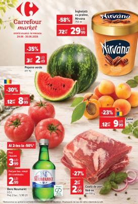 carrefour - Brosura Carrefour Market valabilă de la miercuri 24.06.2026 până la marți 30.06.2026