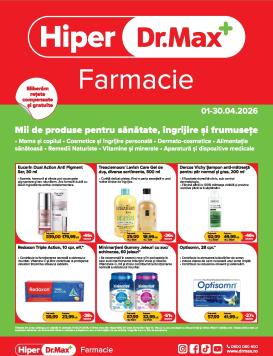 dr-max - Catalog Dr. Max - Hiper Farmacie online – oferte valabile din 01.04.2026