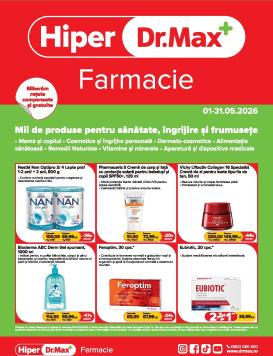 dr-max - Brosura Dr. Max - Hiper Farmacie valabilă de la vineri 01.05.2026 până la duminică 31.05.2026