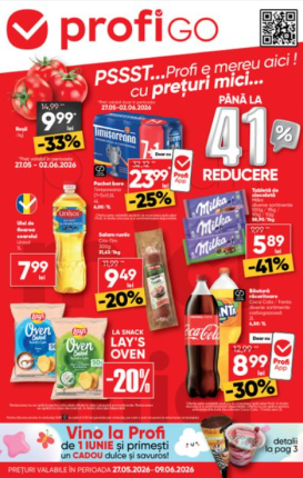 profi - Brosura PROFI Go valabilă de la miercuri 27.05.2026 până la marți 09.06.2026