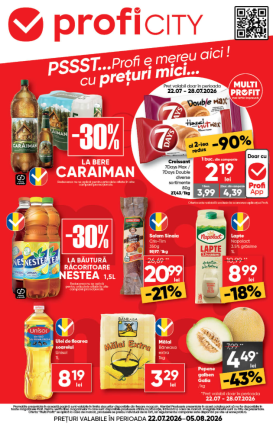 profi - Brosura PROFI City valabilă de la miercuri 22.07.2026 până la miercuri 05.08.2026