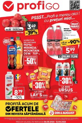 profi - Brosura PROFI Go valabilă de la joi 06.08.2026 până la miercuri 12.08.2026