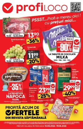 profi - Brosura PROFI Loco valabilă de la joi 13.08.2026 până la miercuri 19.08.2026