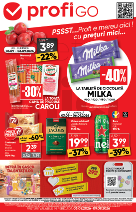 profi - Brosura PROFI Go valabilă de la joi 03.09.2026 până la miercuri 09.09.2026