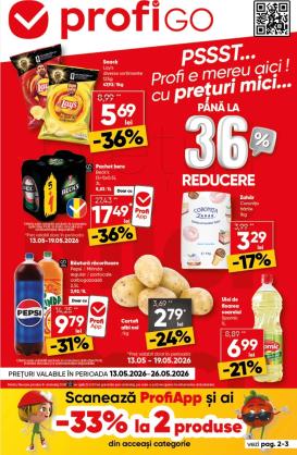 profi - Brosura PROFI Go valabilă de la miercuri 13.05.2026 până la marți 26.05.2026
