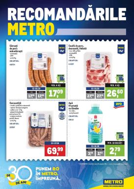 metro - Brosura Metro - Recomandari valabilă de la luni 31.08.2026 până la duminică 06.09.2026