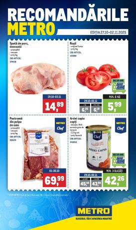 metro - Catalog Metro - Recomandările online – oferte valabile din 27.10.