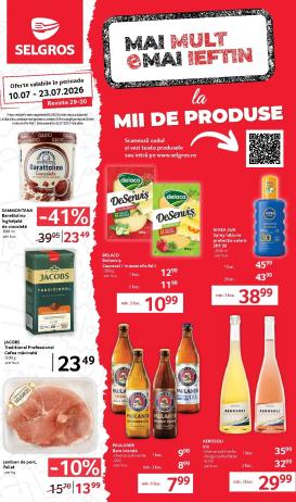selgros - Selgros pliante pentru săptămâna viitoare de la vineri 10.07.2026 până la joi 23.07.2026