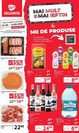 selgros - Selgros - Magazine Mici pliante pentru săptămâna viitoare de la vineri 01.05.2026 până la joi 14.05.2026
