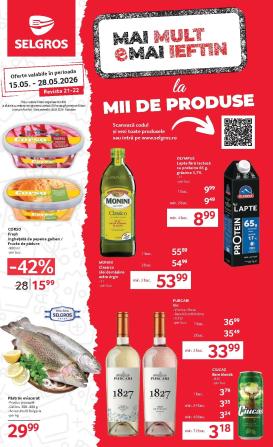 selgros - Selgros - Magazine Mici pliante pentru săptămâna viitoare de la vineri 15.05.2026 până la joi 28.05.2026