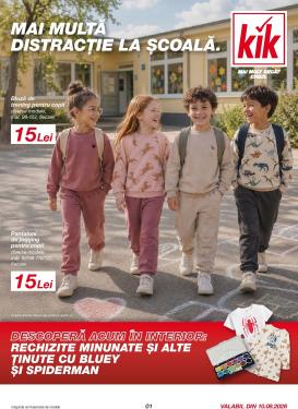 kik - Brosura KiK valabilă de la luni 10.08.2026 până la duminică 06.09.2026