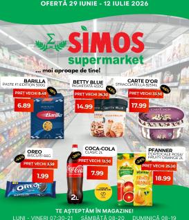 simos - Brosura Simos valabilă de la luni 29.06.2026 până la duminică 12.07.2026