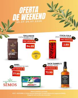 simos - Simos - Weekend pliante pentru săptămâna viitoare de la sâmbătă 25.07.2026 până la duminică 26.07.2026