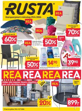 rusta - Aktuellt Rusta reklamblad från måndag, 29/06/2026 till söndag, 05/07/2026