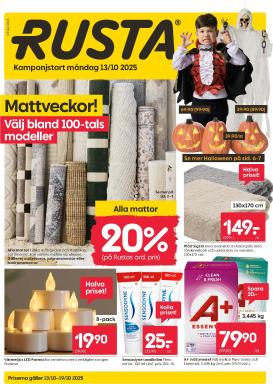 rusta - Rusta-reklambladet giltigt från 13/10 - 19/10