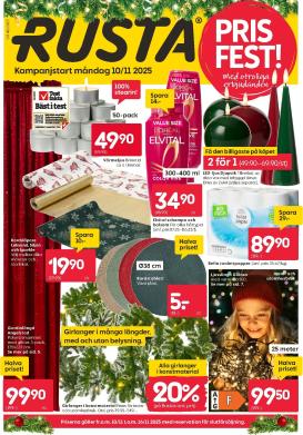 rusta - Rusta-reklambladet giltigt från 10/11 - 16/11