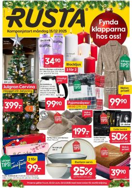 rusta - Rusta-reklambladet giltigt från 15/12 - 23/12