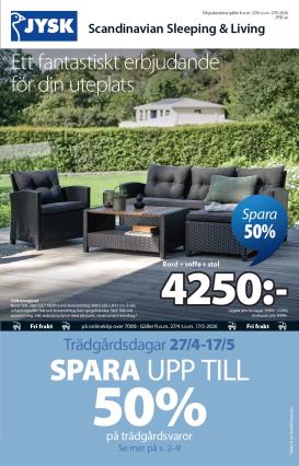 jysk - Aktuellt JYSK reklamblad giltigt från måndag 27/04/2026 till söndag 17/05/2026