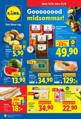 lidl - Nytt Lidl reklamblad från måndag, 15/06/2026 till söndag, 21/06/2026