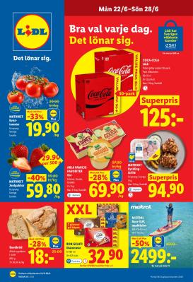 lidl - Nytt Lidl reklamblad från måndag, 22/06/2026 till söndag, 28/06/2026