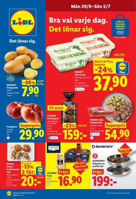lidl - Aktuellt Lidl reklamblad från måndag, 29/06/2026 till söndag, 05/07/2026