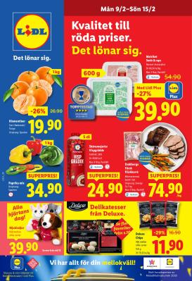 lidl - Lidl-reklambladet giltigt från 09/02/2026 - 15/02/2026