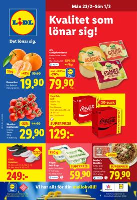 lidl - Lidl-reklambladet giltigt från 23/02/2026 - 01/03/2026