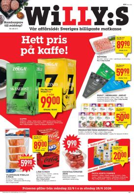 willy-s - Aktuellt Willy's reklamblad från måndag, 22/06/2026 till söndag, 28/06/2026