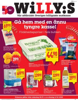 willy-s - Willy's-reklambladet giltigt från 29/09 - 05/10