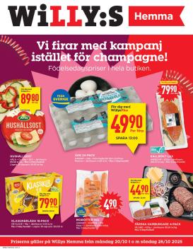 willy-s - Willy's - Hemma-reklambladet giltigt från 20/10 - 26/10