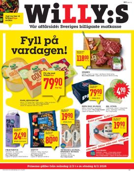 willy-s - Willy's-reklambladet giltigt från 02/02/2026 - 08/02/2026