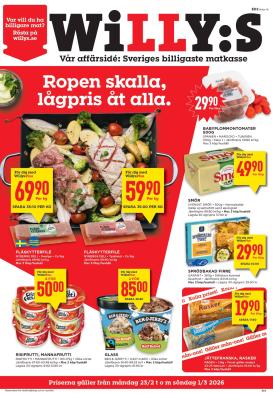 willy-s - Willy's-reklambladet giltigt från 23/02/2026 - 01/03/2026