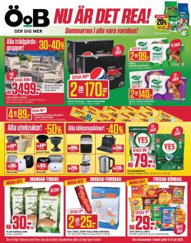 oob - Nytt ÖoB reklamblad från måndag, 06/07/2026 till söndag, 12/07/2026