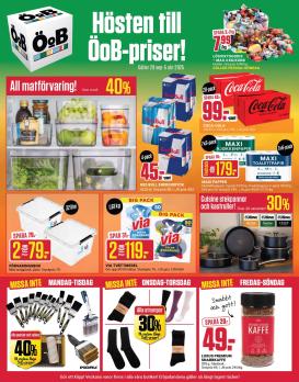 oob - ÖoB-reklambladet giltigt från 29/09 - 05/10