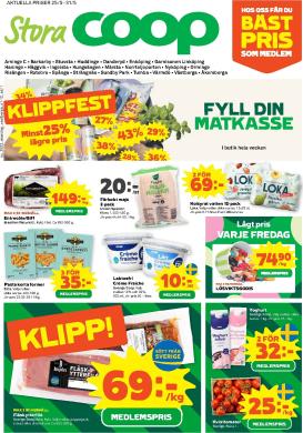coop - Nytt Stora Coop reklamblad från måndag, 25/05/2026 till söndag, 31/05/2026