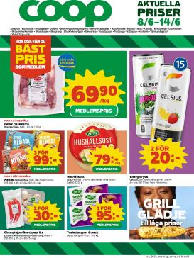 coop - Nytt Coop reklamblad från måndag, 08/06/2026 till söndag, 14/06/2026