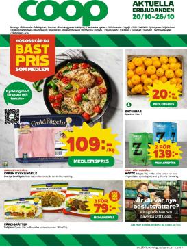 coop - Coop-reklambladet giltigt från 20/10 - 26/10