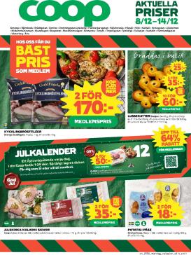 coop - Coop-reklambladet giltigt från 08/12 - 14/12