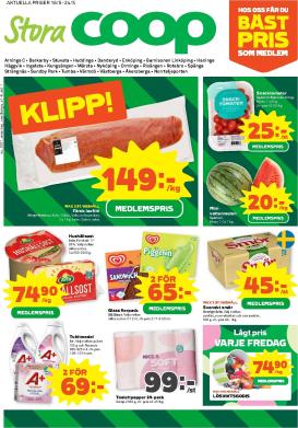 coop - Stora Coop reklamblad för nästa vecka från måndag 18/05/2026 till söndag 24/05/2026