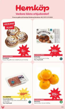 hemkop - Hemköp-reklambladet giltigt från 29/09 - 05/10