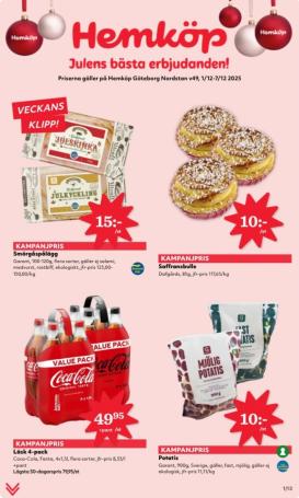 hemkop - Hemköp-reklambladet giltigt från 01/12 - 07/12