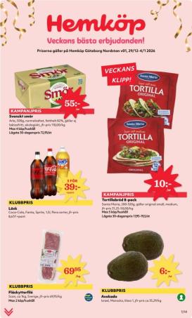 hemkop - Hemköp-reklambladet giltigt från 29/12 - 04/01