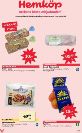 hemkop - Hemköp-reklambladet giltigt från 12/01 - 18/01