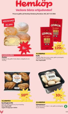 hemkop - Hemköp-reklambladet giltigt från 26/01 - 01/02