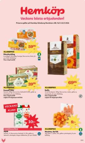 hemkop - Hemköp-reklambladet giltigt från 16/02/2026 - 22/02/2026